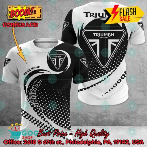 Triumph Motorcycles Personalized Name 3D Hoodie Apparel