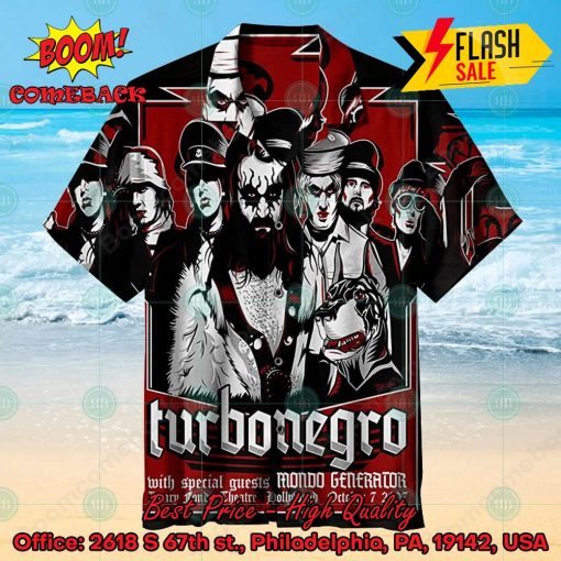 Turbonegro Rock Band Mondo Generator Hawaiian Shirt