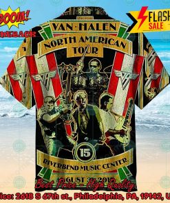 Van Halen Rock Band North American Tour Riverbend Music Center Hawaiian Shirt