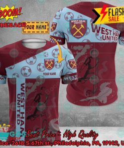 West Ham United FC Shooting Personalized Name 3D Hoodie Apparel