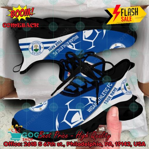 Wigan Athletic FC Personalized Name Max Soul Sneakers