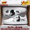 2Pac Thug Life White Stripes Custom Adidas Stan Smith Shoes