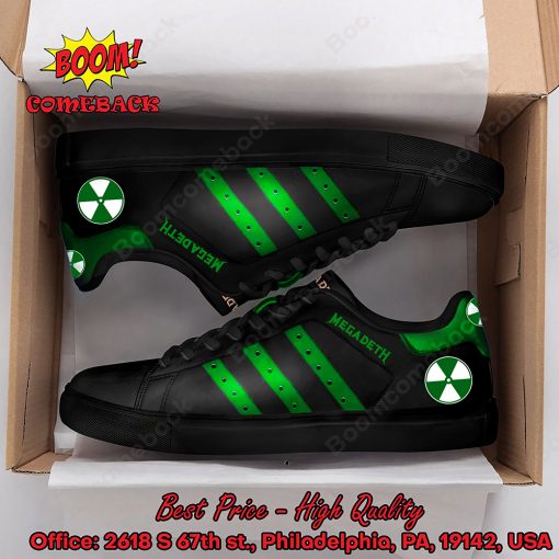 Megadeth Green Stripes Custom Stan Smith Shoes