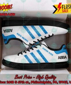 abba pop band dancing queen blue stripes style 2 custom adidas stan smith shoes 2 wwQ67