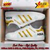 ABBA Pop Band Dancing Queen Yellow Stripes Custom Adidas Stan Smith Shoes