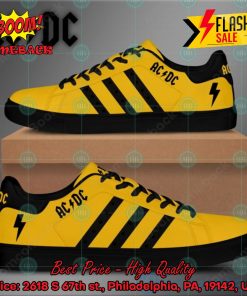 acdc rock band black stripes style 2 custom adidas stan smith shoes 2 Ng3dU