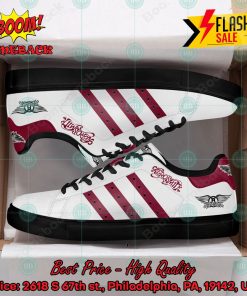 aerosmith rock band prune stripes custom adidas stan smith shoes 2 kBryZ