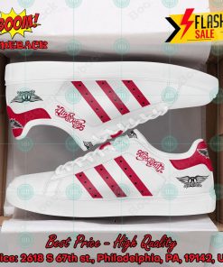 Aerosmith Rock Band Red Stripes Style 1 Custom Adidas Stan Smith Shoes
