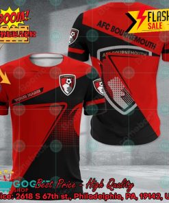 AFC Bournemouth Big Logo Blur Personalized Name 3D Hoodie Apparel