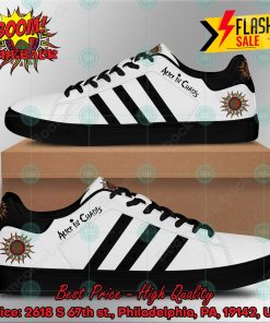 alice in chains rock band black stripes custom adidas stan smith shoes 2 lhdv3