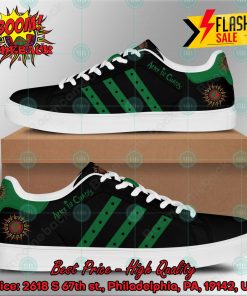 Alice In Chains Rock Band Green Stripes Style 2 Custom Adidas Stan Smith Shoes