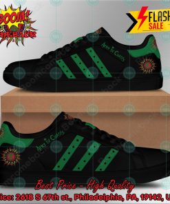 Alice In Chains Rock Band Green Stripes Style 2 Custom Adidas Stan Smith Shoes