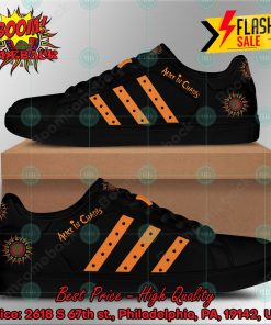 Alice In Chains Rock Band Orange Stripes Style 2 Custom Adidas Stan Smith Shoes