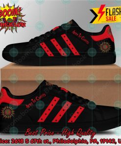 alice in chains rock band red stripes style 2 custom adidas stan smith shoes 2 wQjHy
