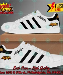Anthrax Metal Band Black Stripes Style 2 Custom Stan Smith Shoes