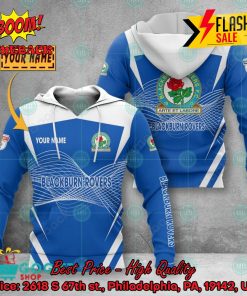 Blackburn Rovers FC Personalized Name 3D Hoodie Apparel