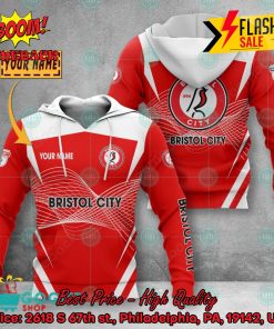 Bristol City FC Personalized Name 3D Hoodie Apparel