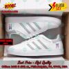 BTS Light Blue Stripes Personalized Name Custom Adidas Stan Smith Shoes