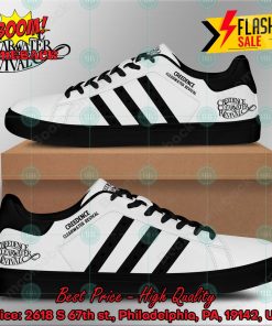 creedence clearwater revival rock band black stripes custom adidas stan smith shoes 2 UvQir