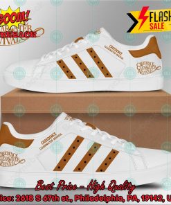 Creedence Clearwater Revival Rock Band Brown Stripes Style 1 Custom Adidas Stan Smith Shoes
