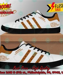 creedence clearwater revival rock band brown stripes style 1 custom adidas stan smith shoes 2 OhRHs