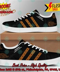 Creedence Clearwater Revival Rock Band Brown Stripes Style 2 Custom Adidas Stan Smith Shoes