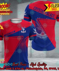 crystal palace fc big logo blur personalized name 3d hoodie apparel 2 X1inr
