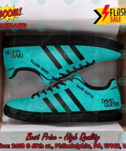 David Guetta DJ Black Stripes Style 3 Custom Adidas Stan Smith Shoes
