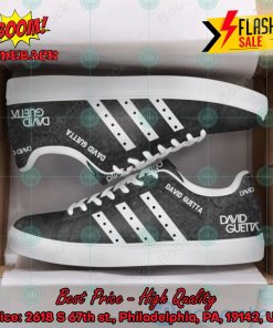 David Guetta DJ White Stripes Style 1 Custom Adidas Stan Smith Shoes