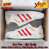 Def Leppard Hard Rock Band Red Stripes Style 2 Custom Adidas Stan Smith Shoes