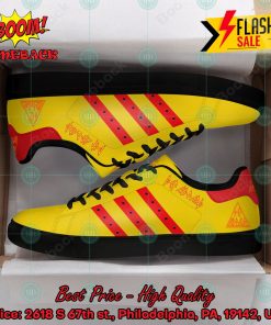 def leppard hard rock band red stripes style 3 custom adidas stan smith shoes 2 q6ptK