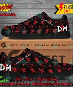 depeche mode electronic band enjoy the silence black custom adidas stan smith shoes 2 tWYSh