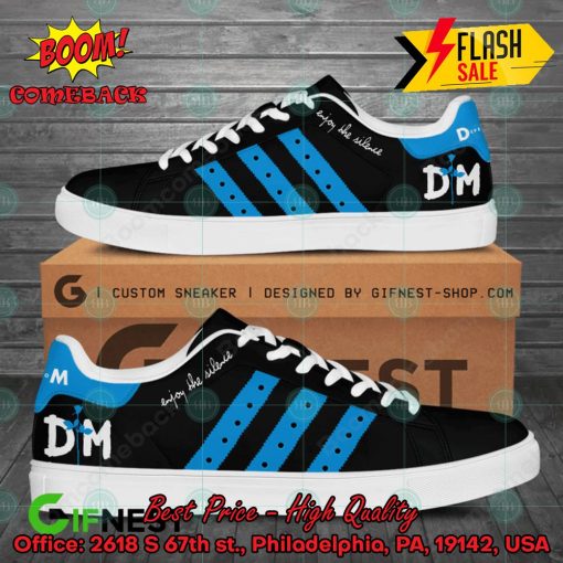 Depeche Mode Electronic Band Enjoy The Silence Blue Stripes Style 2 Custom Adidas Stan Smith Shoes