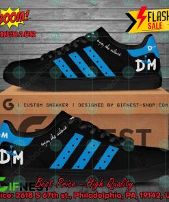 depeche mode electronic band enjoy the silence blue stripes style 2 custom adidas stan smith shoes 2 h2T4p