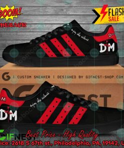 depeche mode electronic band enjoy the silence red stripes style 2 custom adidas stan smith shoes 2 ATQhd