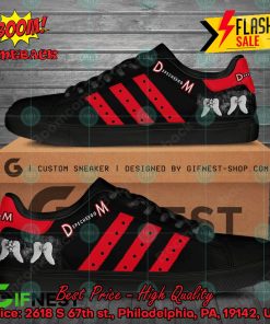 depeche mode electronic band red stripes custom adidas stan smith shoes 2 zQapg