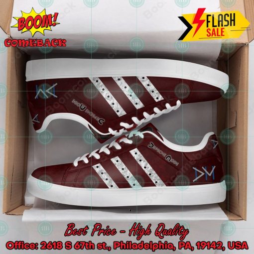 Depeche Mode Electronic Band White Stripes Style 3 Custom Adidas Stan Smith Shoes