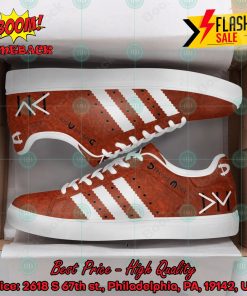 Depeche Mode Electronic Band White Stripes Style 4 Custom Adidas Stan Smith Shoes
