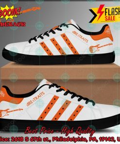 dire straits rock band orange stripes style 1 custom adidas stan smith shoes 2 tqfF8