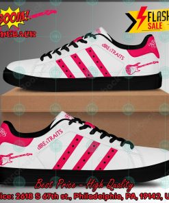 dire straits rock band pink stripes style 1 custom adidas stan smith shoes 2 aOoBx
