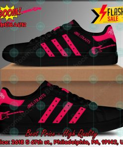 dire straits rock band pink stripes style 2 custom adidas stan smith shoes 2 hjkuZ