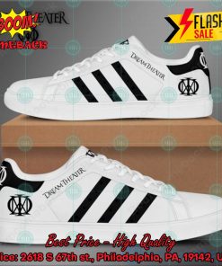 Dream Theater Metal Band Black Stripes Style 1 Custom Adidas Stan Smith Shoes