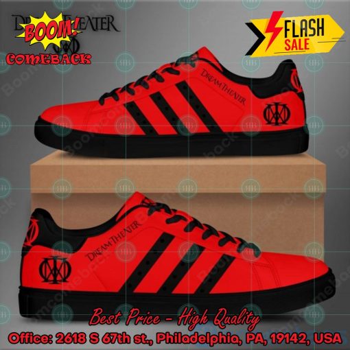Dream Theater Metal Band Black Stripes Style 2 Custom Adidas Stan Smith Shoes