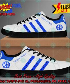 dream theater metal band blue stripes style 1 custom adidas stan smith shoes 2 03OSR