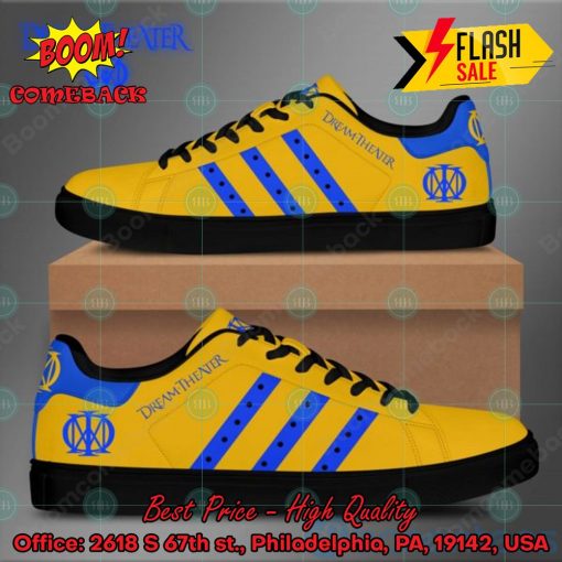 Dream Theater Metal Band Blue Stripes Style 3 Custom Adidas Stan Smith Shoes