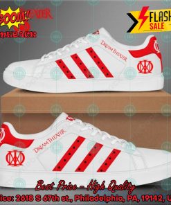 Dream Theater Metal Band Red Stripes Style 1 Custom Adidas Stan Smith Shoes