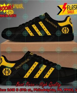 dream theater metal band yellow stripes style 2 custom adidas stan smith shoes 2 N2SIA