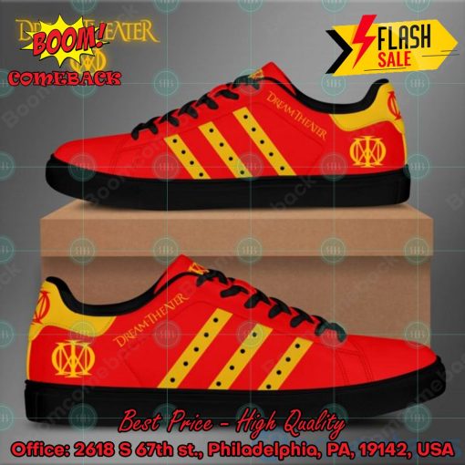 Dream Theater Metal Band Yellow Stripes Style 3 Custom Adidas Stan Smith Shoes