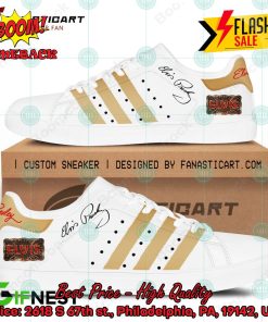 Elvis Presley Cream Stripes Style 1 Custom Adidas Stan Smith Shoes