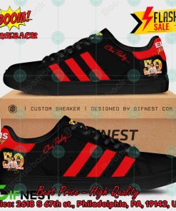 elvis presley red stripes style 2 custom adidas stan smith shoes 2 HIjro